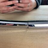 Oval mirror 51 x 81 cm chrome 1970