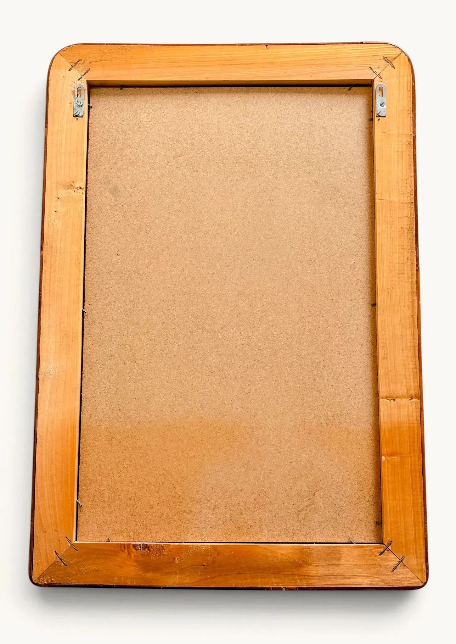 1970s Mid-Century Rattan and Pencil Reed Large Mirror, Spain