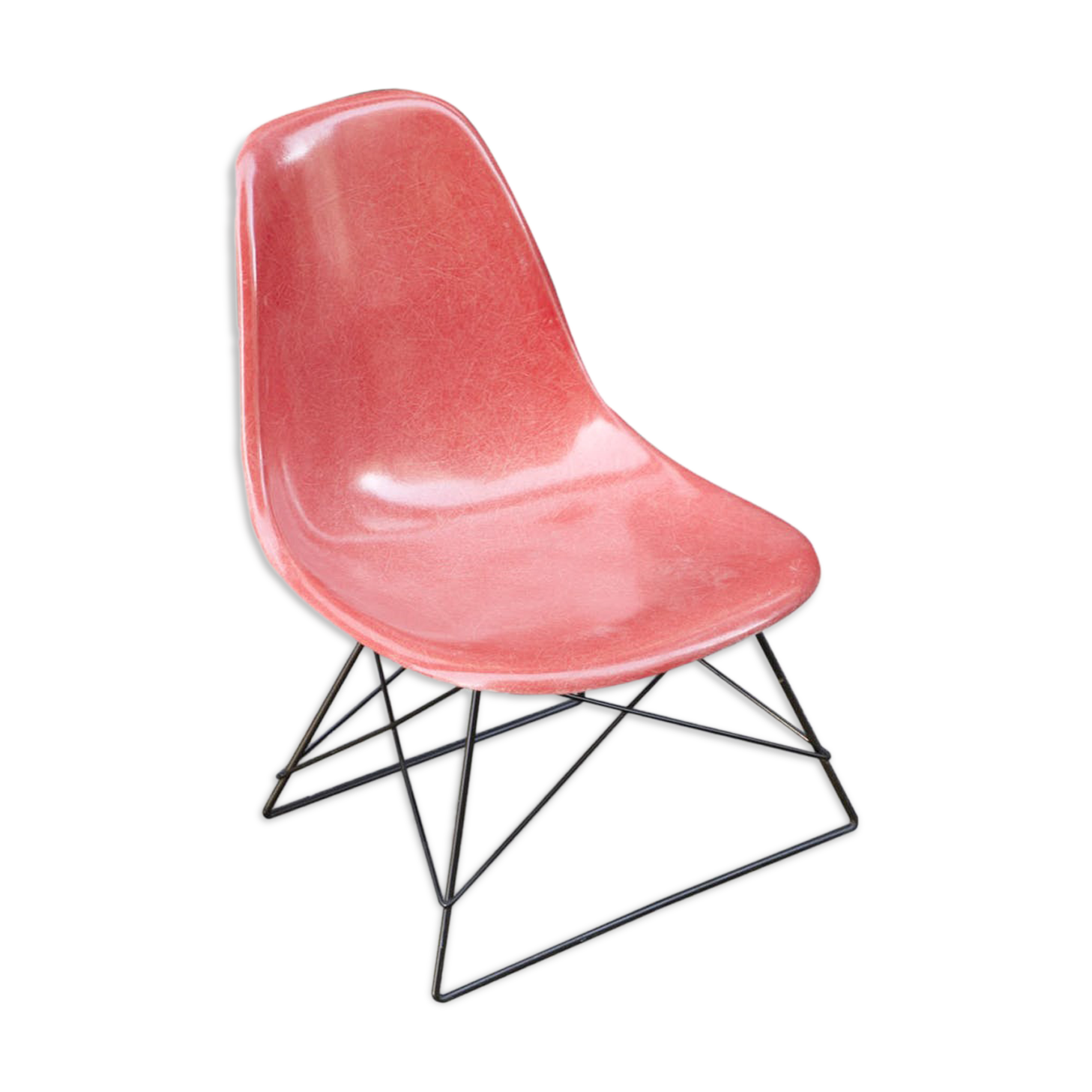 Low Rod Base cats cradle Eames vintage Herman Miller Chair