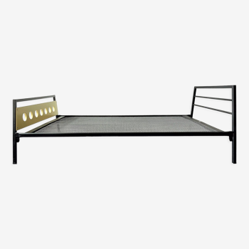 Room 56 wood and metal bed by Rob Parry and Emile Truijen for DICO, 1950