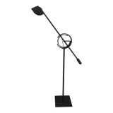 Relco Italia “Il Tempo” floor lamp in matt black lacquered steel