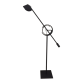 Relco Italia “Il Tempo” floor lamp in matt black lacquered steel