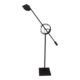 Relco Italia “Il Tempo” floor lamp in matt black lacquered steel