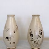 Pair of Art Deco vases from the Sainte-Radegonde factory, 1930s