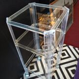 Plexiglass harness with wheels