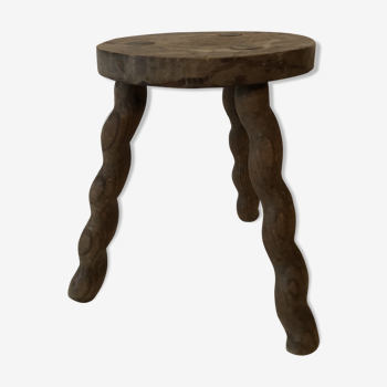 Tabouret tripode ancien