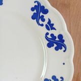 6 assiettes à dessert Boch feuilles de chêne