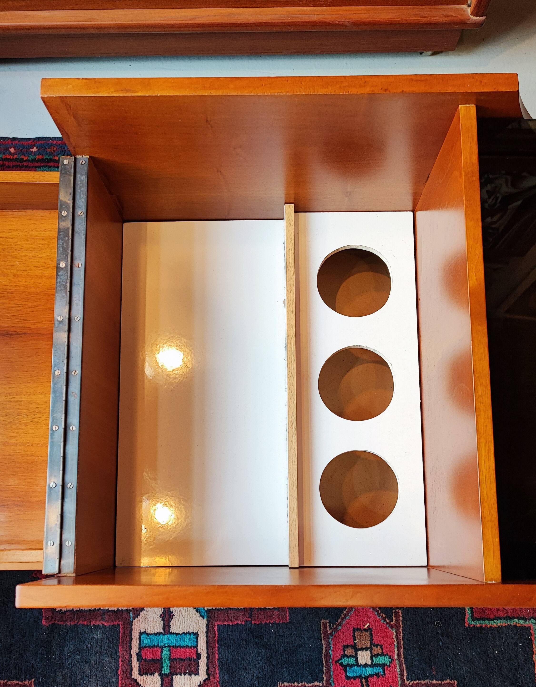 Rosewood coffee bar table Italy 1960