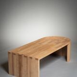 Solid ash coffee table