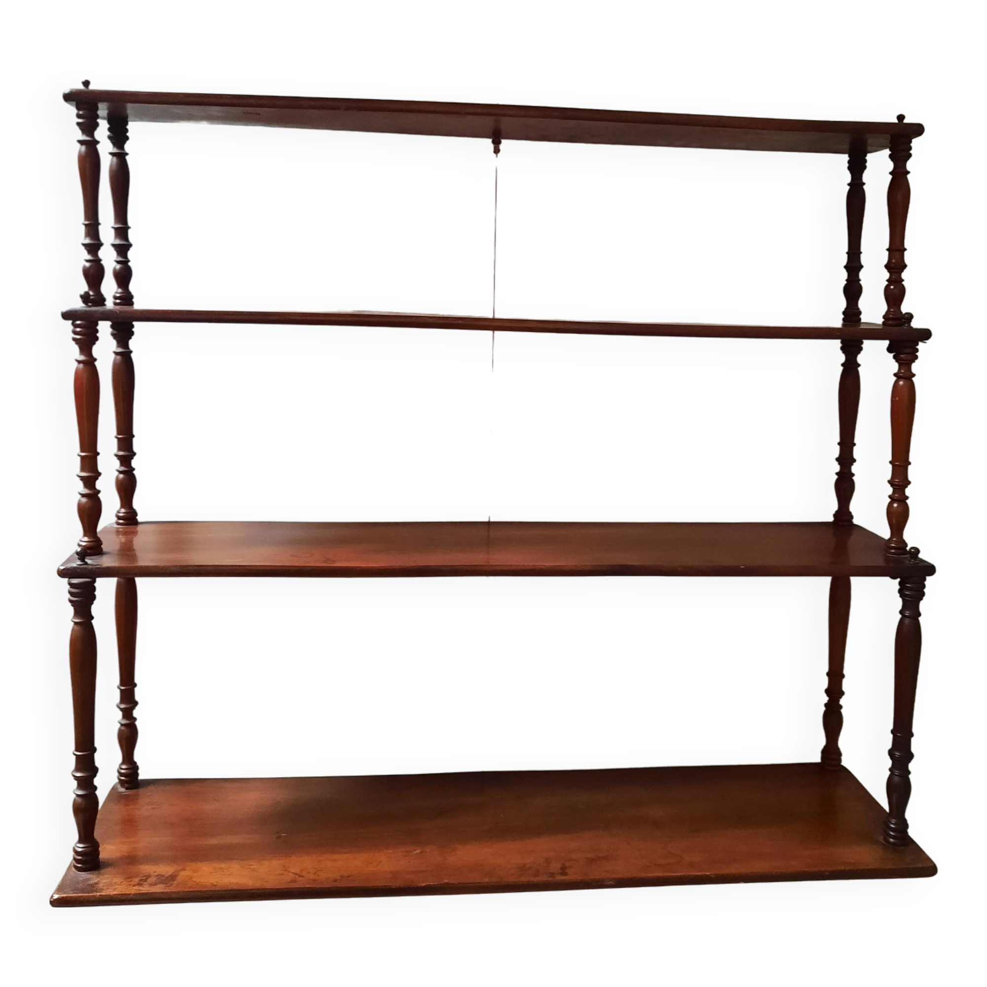Mahogany wall shelf
