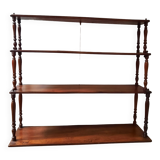 Mahogany wall shelf