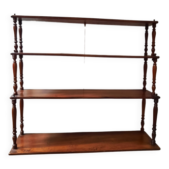 Etagere murale en acajou