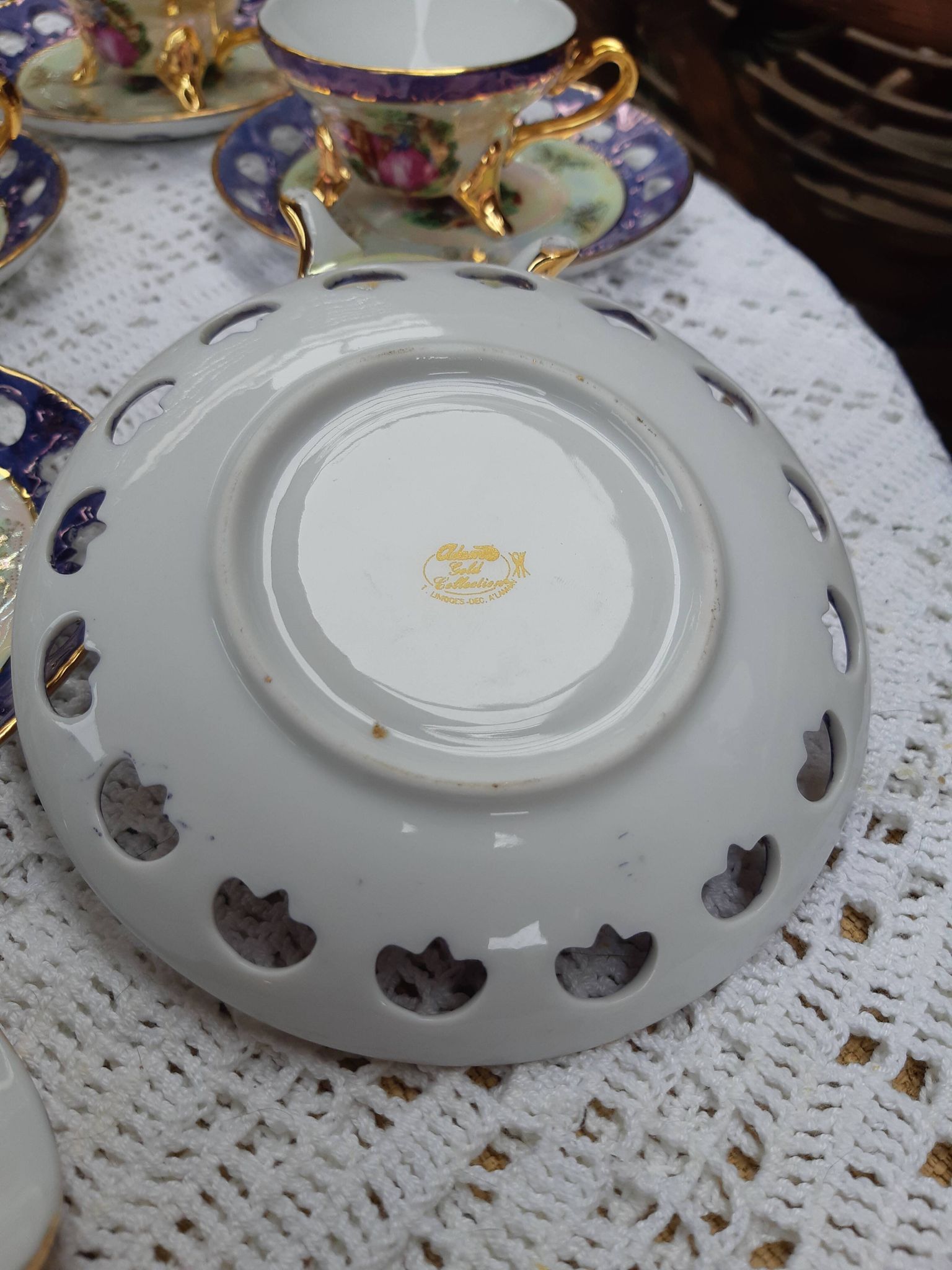 Vintage porcelain café service