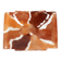 Handcrafted ceramic trinket dish in shades of brown and orange