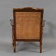 English rest chair - colonial walnut and cannage