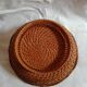 Braided rattan basket