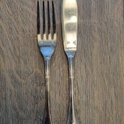 24 fish cutlery sets Christofle Malmaison model