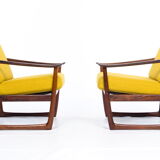 Sofa, armchairs, and table by Peter Hvidt for France & Son