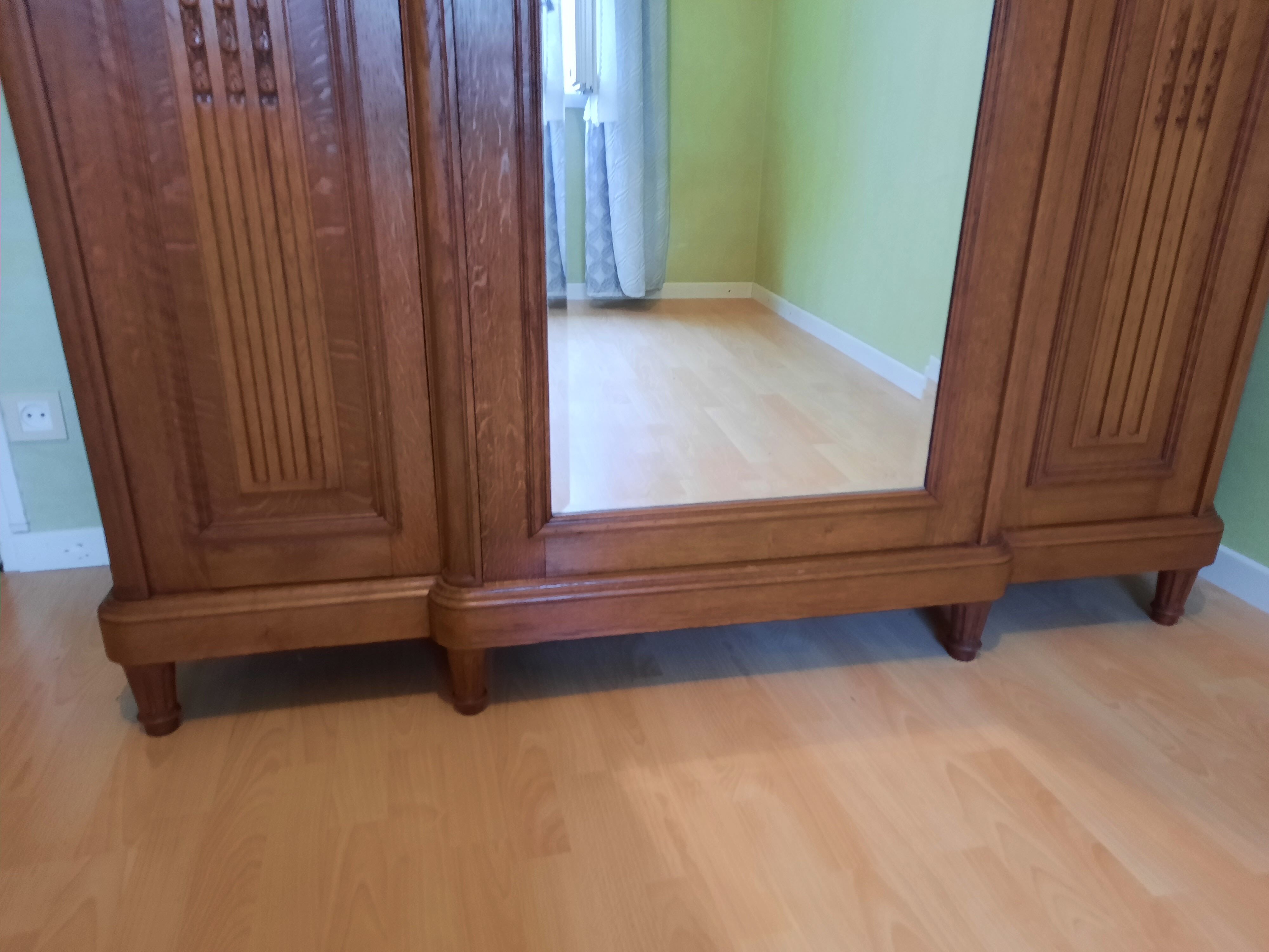 3-door art deco cabinet