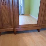 3-door art deco cabinet