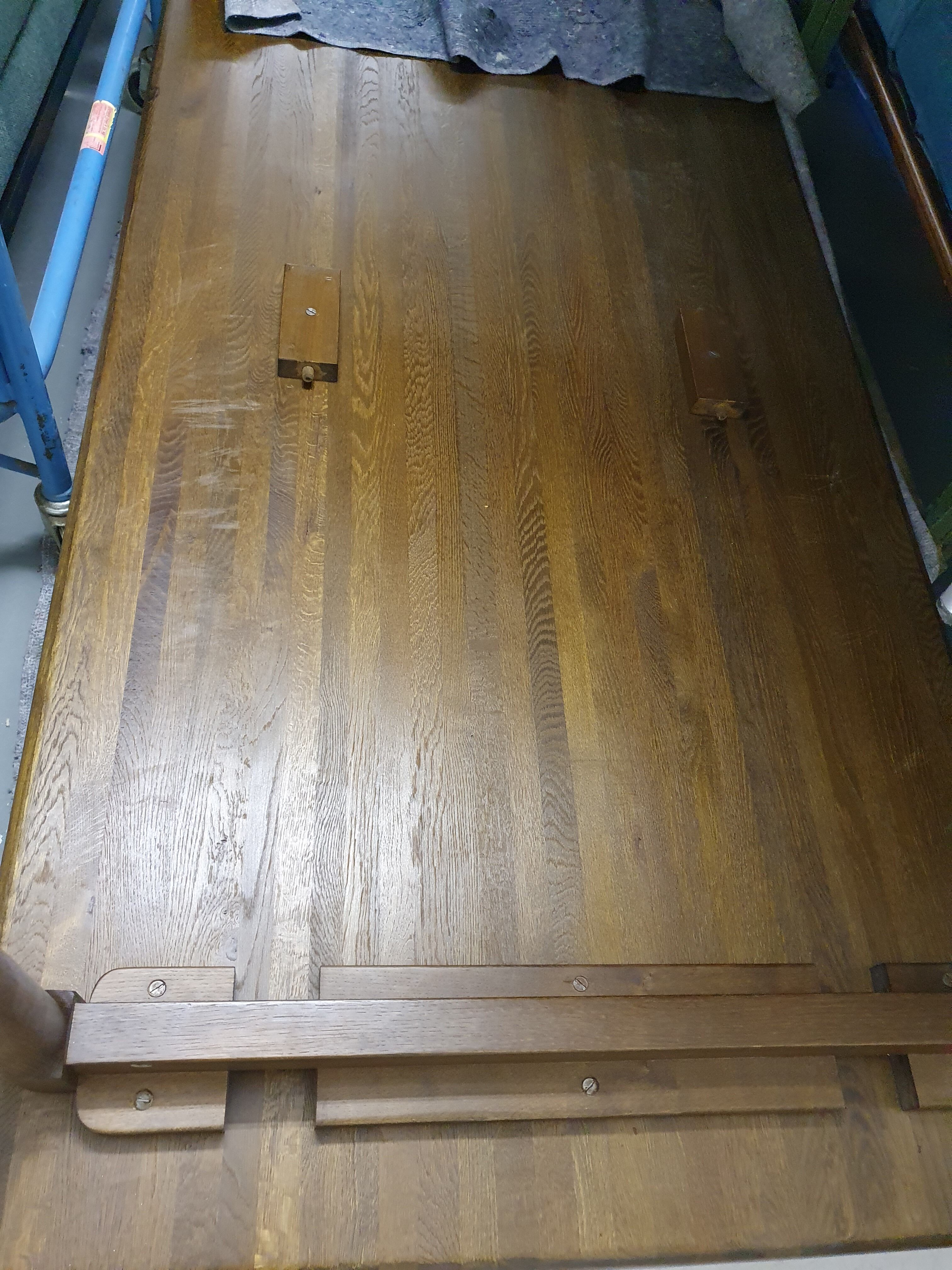 Oak dining table, The Netherlands 1960's