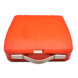 Machine à écrire hermes baby orange corail cursive révisée ruban neuf