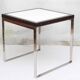 Design Cube Table in Chrom Rosewood 81cm