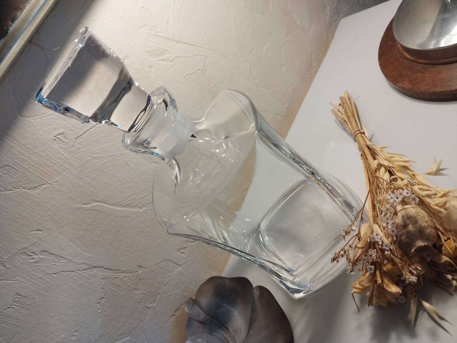 Crystal whiskey decanter