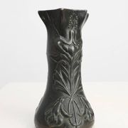 Art Nouveau Pewter Vase attr. to W. Renewerf, The Netherlands ca. 1900