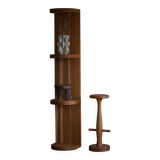 Set of 3 oak bar stools, mid-century Danish modern, Rainer Daumiller, 1960s.