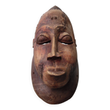 Baoulé wooden mask from Ivory Coast