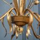 Chandelier in gilded metal in the style of Maison Baguès 6 lights 1960
