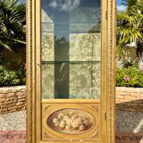 Showcase in gilded wood Louis XVI style