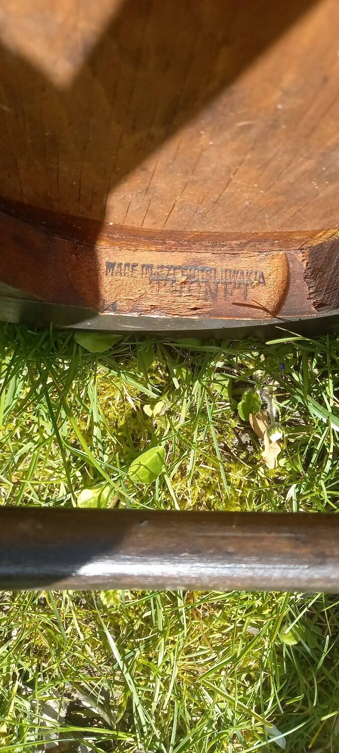 Pair of Thonet bistro chairs