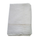 Antique linen sheet with a strip of embroidery with flanges 2.20x 3.20 m