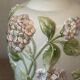 Chaumette Model Hortensias Lamp Base - Barbotine H 40 cm