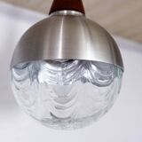 Scandinavian teak chandelier from the 60s