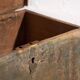 Old green patinated wooden chest (c.1900)