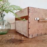 Old wooden box case