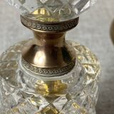 Crystal and bronze lamp bases