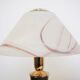 Mushroom table lamps in Murano glass and wooden base, 1970