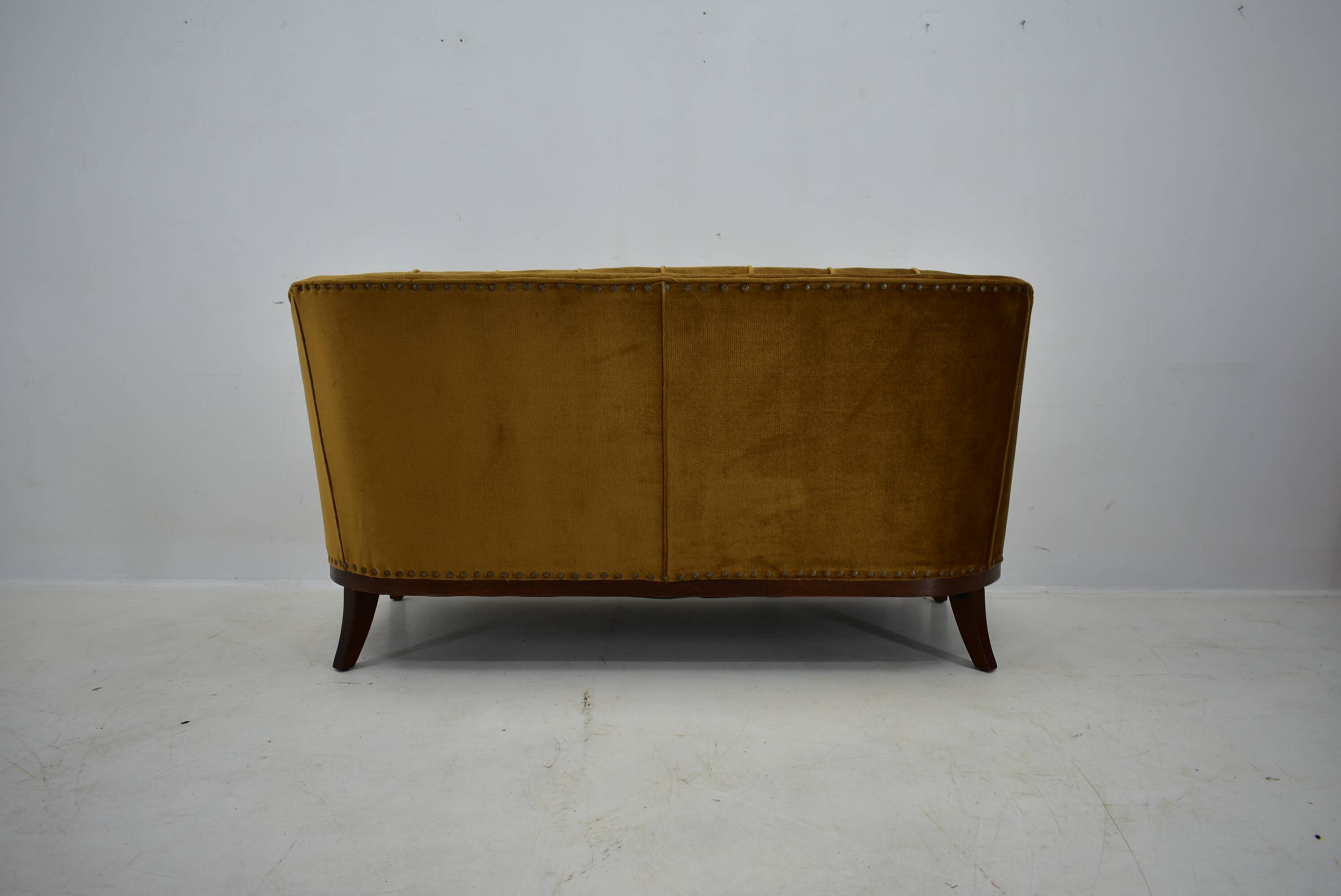 Canapé Art Déco des années 1930, Tchécoslovaquie