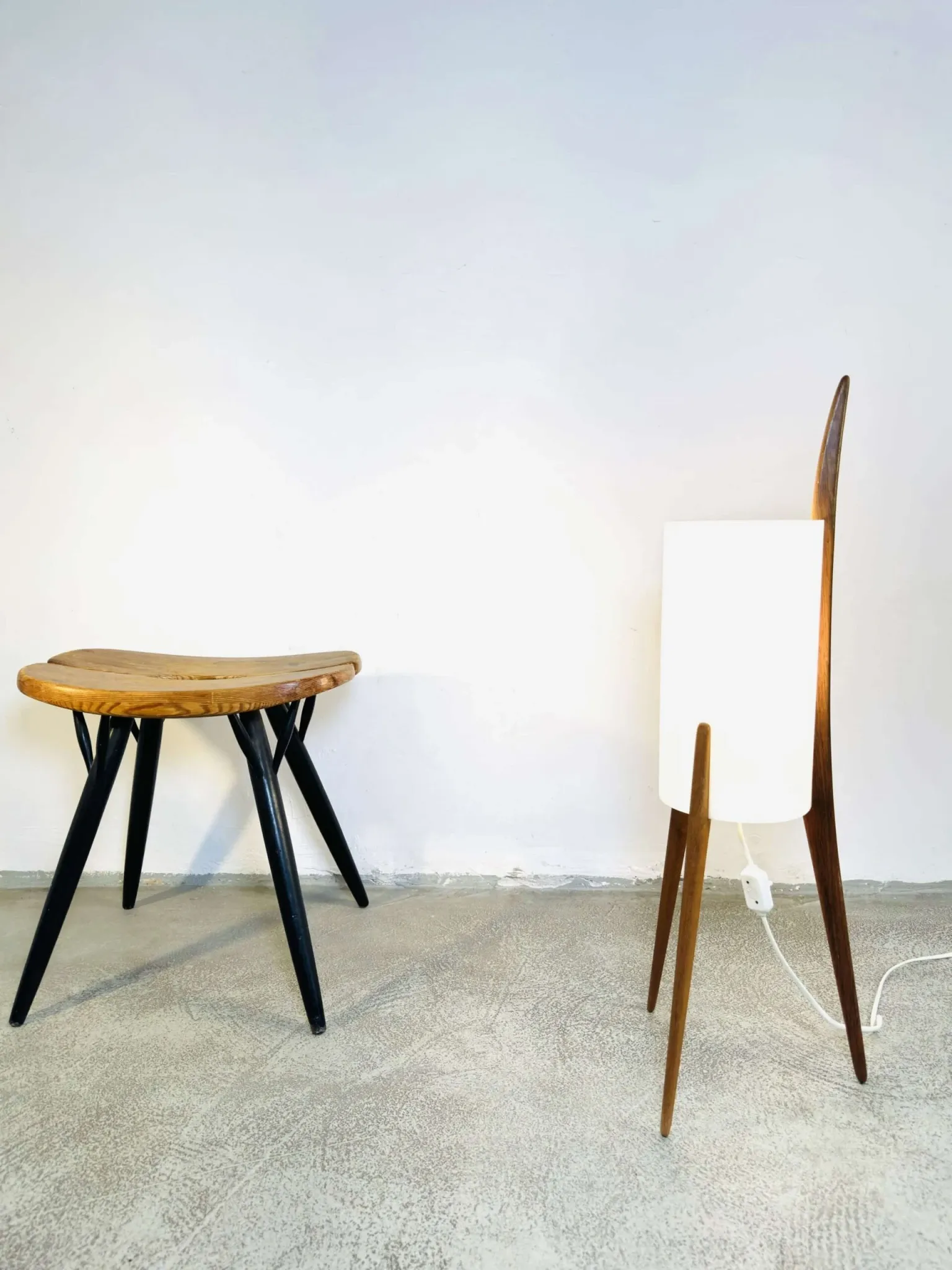 Model 308 Floor Lamp By Uno & Östen Kristiansson For Luxus, Sweden, 1960S