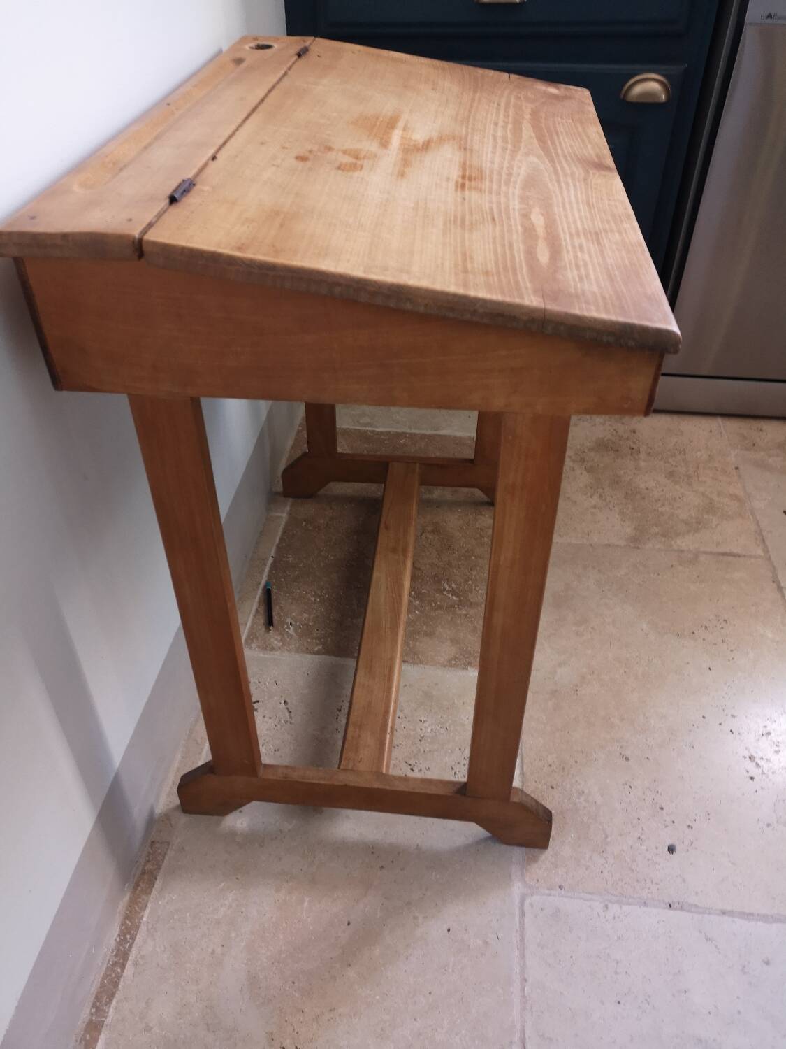 Bureau  pupitre écolier bois