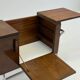 Italian walnut bar cabinet by Cova Milano