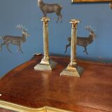 Set of antique candlesticks