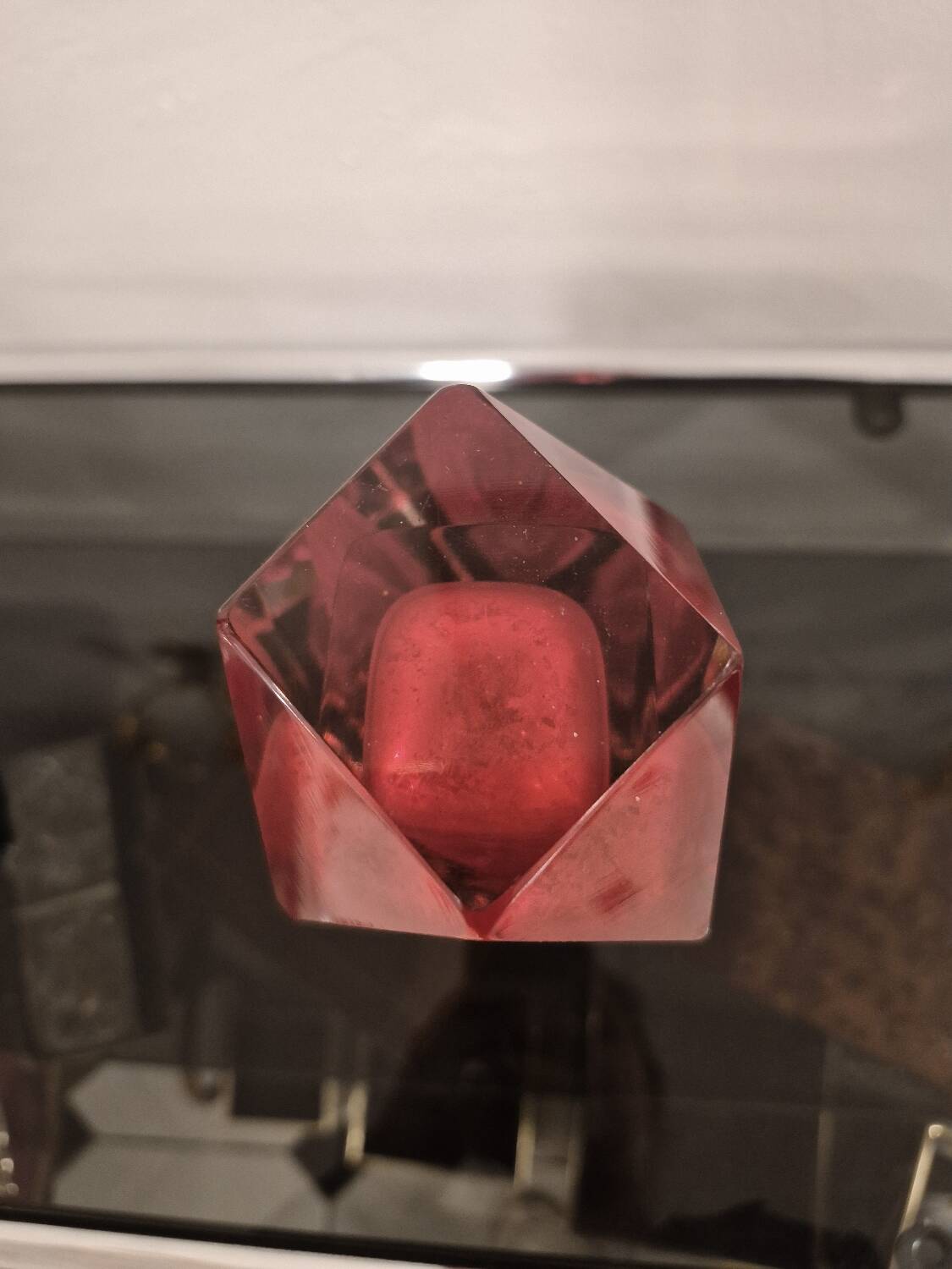 Vintage sommerso vase by flavio poli