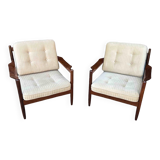 Mid-Century Armchairs in Teak, Scandinavian, Denmark, 1960s