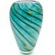 Bubble Glass Vase Signed Didier Saba Biot 2001