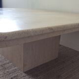 Travertine coffee table from the 70s
